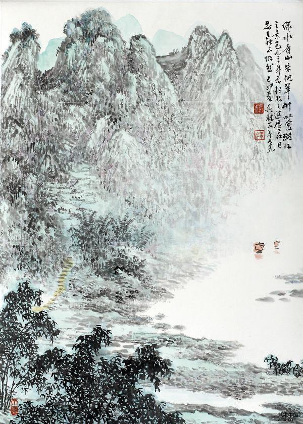 Wu yangmu 10 old Chinese Oil Paintings